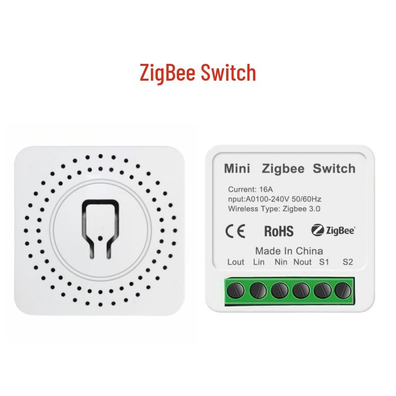 Graffiti WiFi Zigbee Smart Hidden Switch with Alexa Voice Control, Single/Two-Way, Zero/Single-Wire Compatible