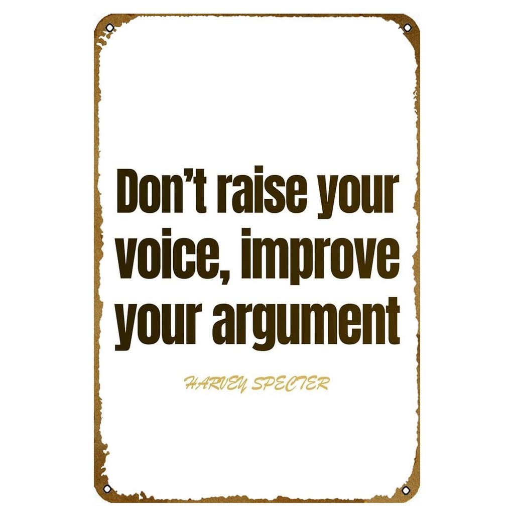 Famous Quotes Metal Tin Signs Plaque Wall Decoration Vintage Art Posters Iron Painting for Man Cave Home Cafe Garden Club Bar