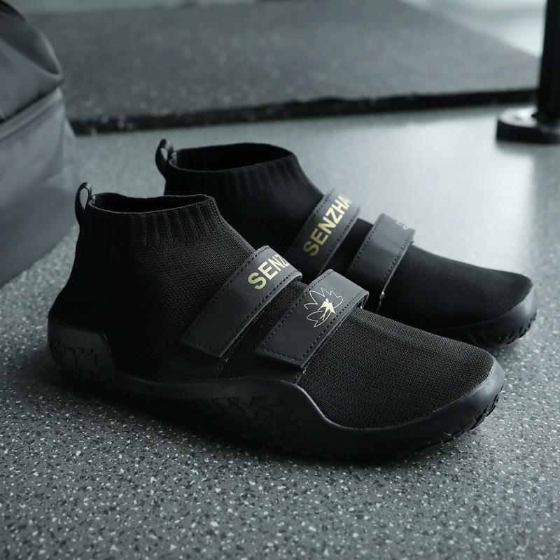 Versatile Squat Deadlift Shoes - Unisex Weightlifting & Wrestling Shoes with Soft Sole, Breathable, Non-slip for Fitness