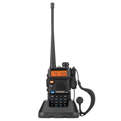 Bf-uv5r 5w Dual-band Walkie-talkie With Earphone Led Flashlight 1.5" Lcd Display Vhf 136~174mhz /