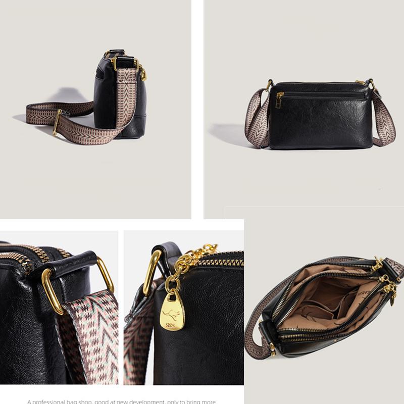 High Quality Soft Leather Luxury Purses And Handbags Female Bags Designer Multilayer Women Shoulder Crossbody Bags