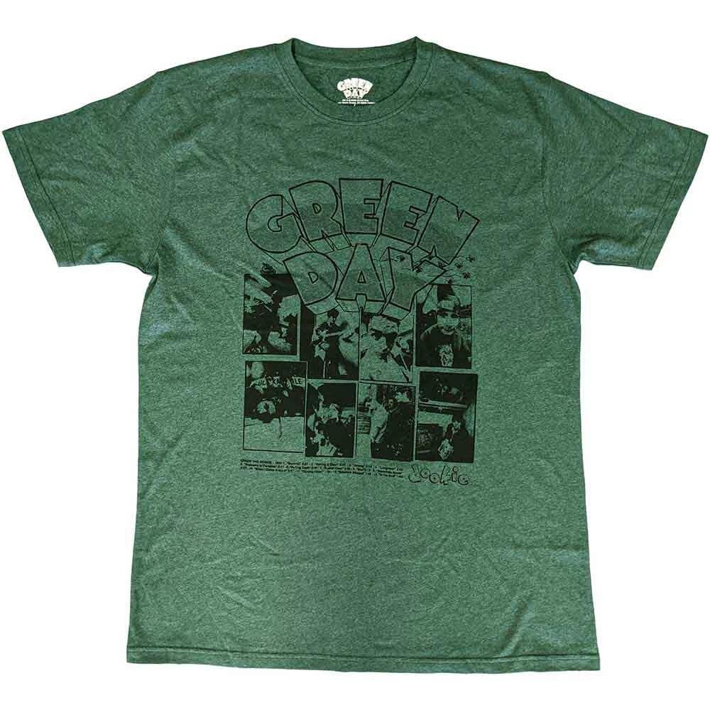 Green Day Unisex T-Shirt: Dookie Frames (Large) S