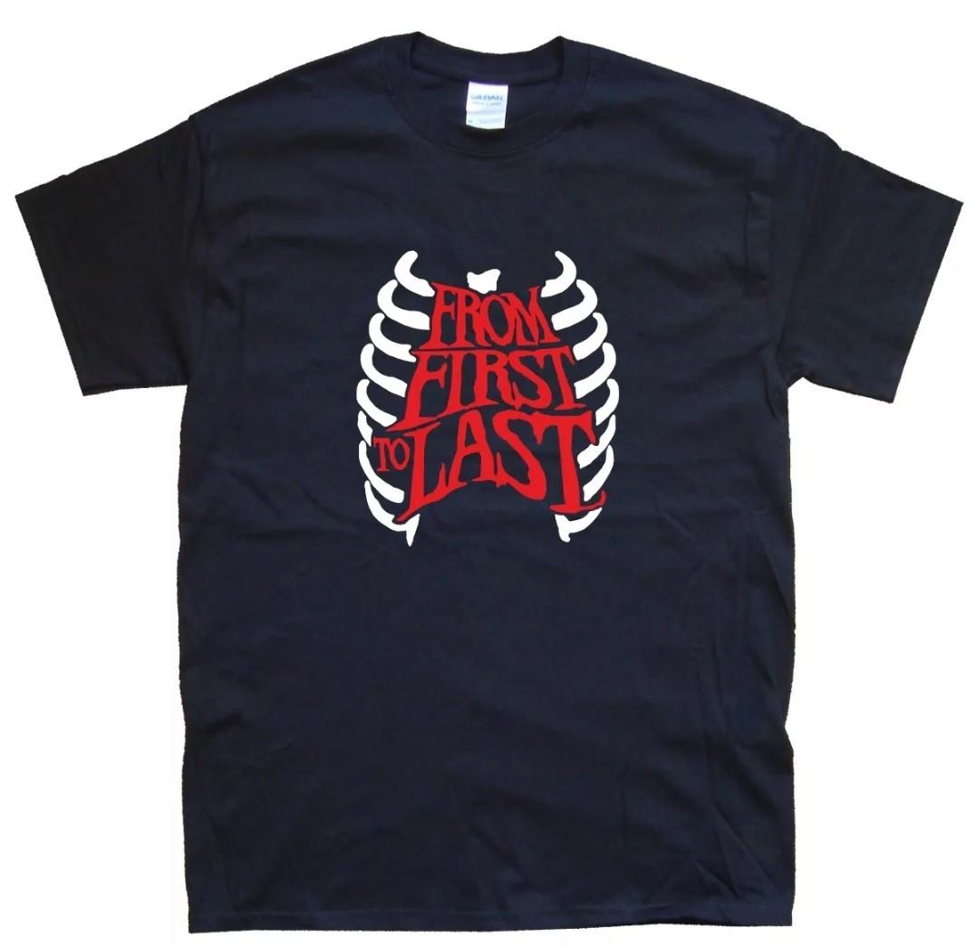 

FROM FIRST TO LAST T-SHIRT All sizes S M L XL XXL colours Black, Red S разноцветный
