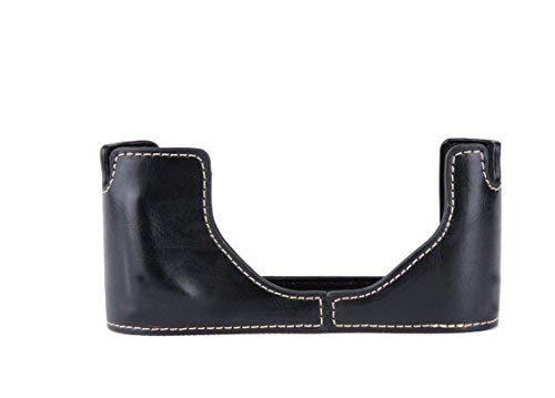 kinokoo Leica M8, M9, ME, and MM Body Case, PU Leather, Synthetic Leather, Lightweight, with Tripod Hole (Black)