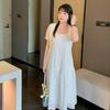 Large size women's clothing sweet sister embroidered dress summer new meat cover cool A-shaped dress 230435