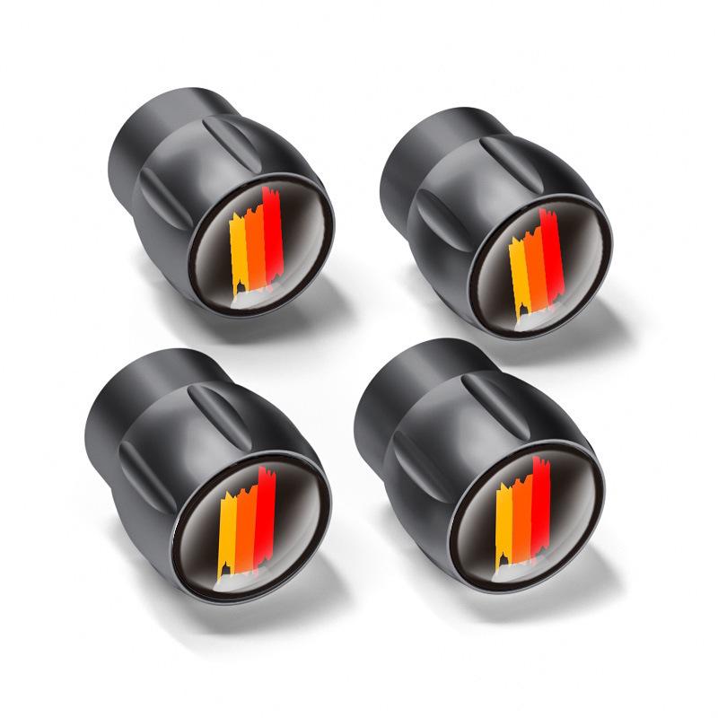 Universal Aluminum Alloy Tire Valve Stem Cap for BMW & Mercedes-Benz