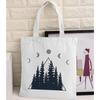 Women Graphic College Harajuku Shopper Bag Van Gogh Sunflower Starry Sky Shopping Bag Women Canvas Shoulder Bag Large Tote Bag