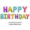 16-inch Happy Birthday Letter Balloons Decoration Set