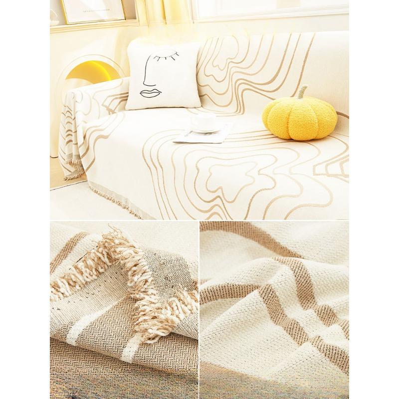 

Чехол для дивана All-Inclusive Four Seasons Universal Chenille Anti-Cat s Paw Dustproof Sofa Towel Full Cover Fabric 180*130cm