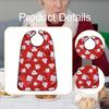 Adult Bib for Eating Clothing Protector Beautiful Protection Reusable Elderly Waterproof