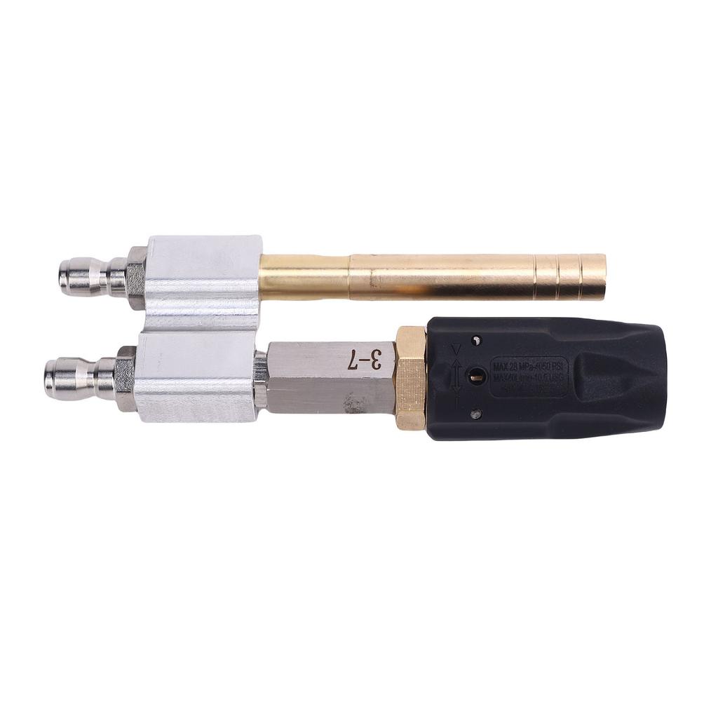 High Pressure Washer Nozzle 1000 To 4050 PSI 1 4in Quick Connect M5 Twisting Nozzle 0 To 60 Degrees  Spray Mode 3 To 7