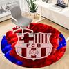 1pc Barcelona Football Office Round Area Rug, Under Office Chairs Bedroom Living Room Home Decor  A1016272