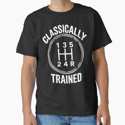 Men Casual Shirts Short Sleeves Classically Trained Shirt Anime Black Tees Oversized T-shirts