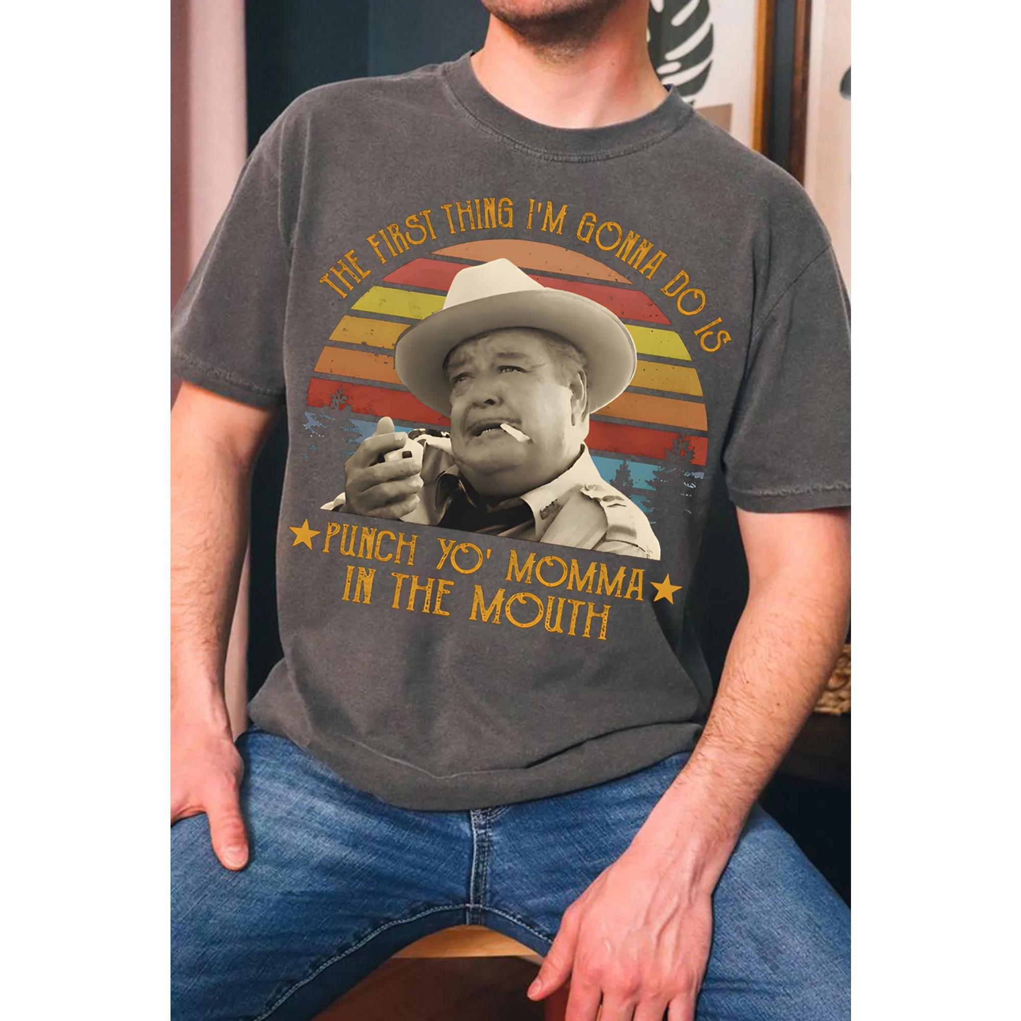 

Smokey and the Bandit Inspired Mens TShirt What the Hell is The World Coming to Graphic Print Breathable 100 Cotton 4XL