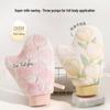 Flocked Body Lotion Applicator Glove
