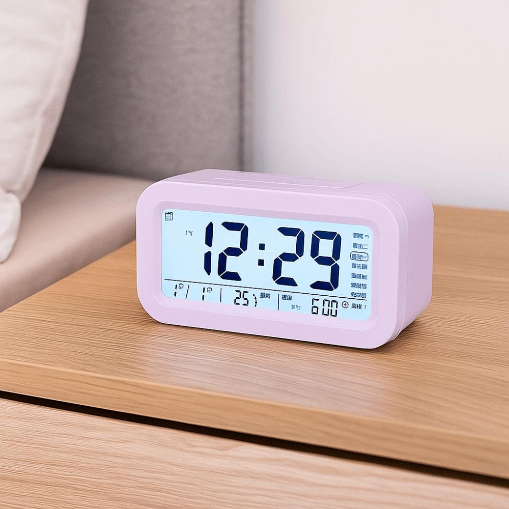 Snooze Feature LED Electronic Alarm Clock LED Display Desktop Table Clock Desktop