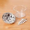 12pcs European Style Creative Wedding Candy Box Engraved Circular Packaging Box Cute Food Box Candy Gift Box Wedding Supplies