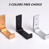 Black Gold Aluminum Folding Wall-Mounted Coat Hook - No-Drill, Invisible, Nail-Free Single Hanger
