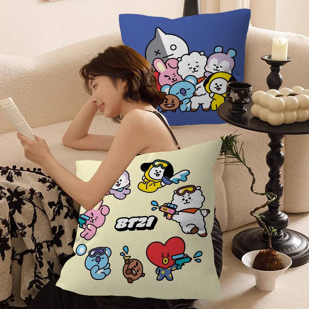 Korean Idol Pillow Cover for Bedroom Room and Living Room Sofa Decorative Cushion Cover