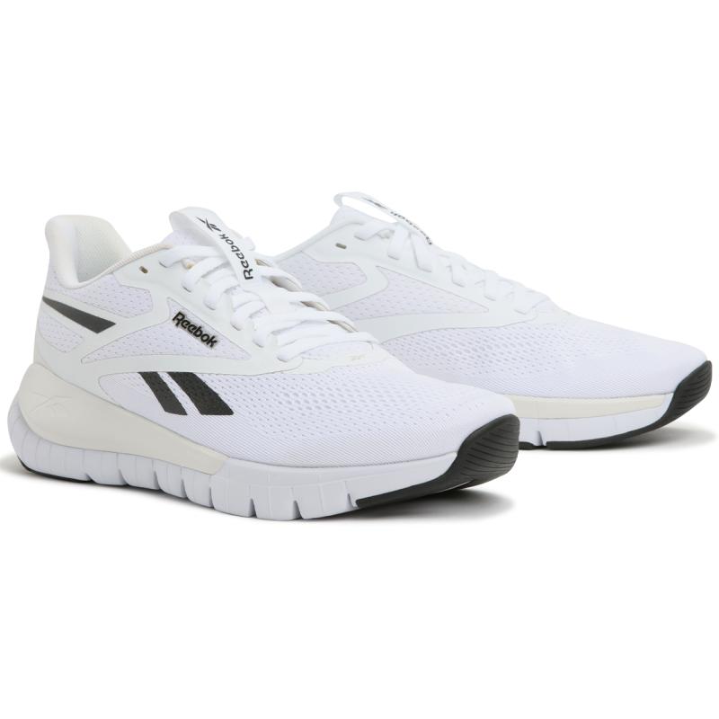 Reebok Low Top Running Shoes Unisex White Black Sneakers 100210148