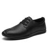 Men's Casual Shoes Cow Split Leather Vintage Mens Shoes Oxford Shoes For Men Designer Flats Wedding Formal Dress Footwear Male