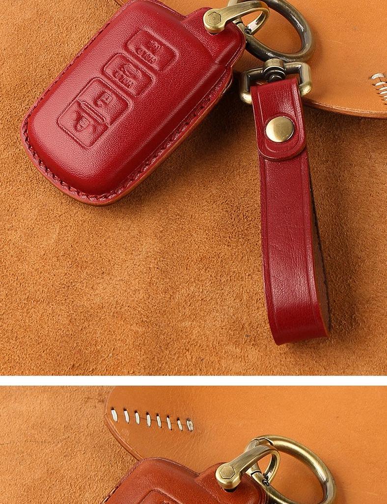 Cross-Border Compatible Cowhide Key Bag for Toyota Avalon, Camry, Corolla, Highlander, RAV4