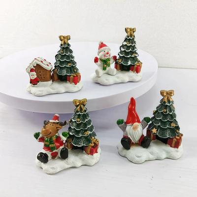 Ornamenti in Resina Festival del Pupazzo di Neve e dell'Albero di Natale Invernale