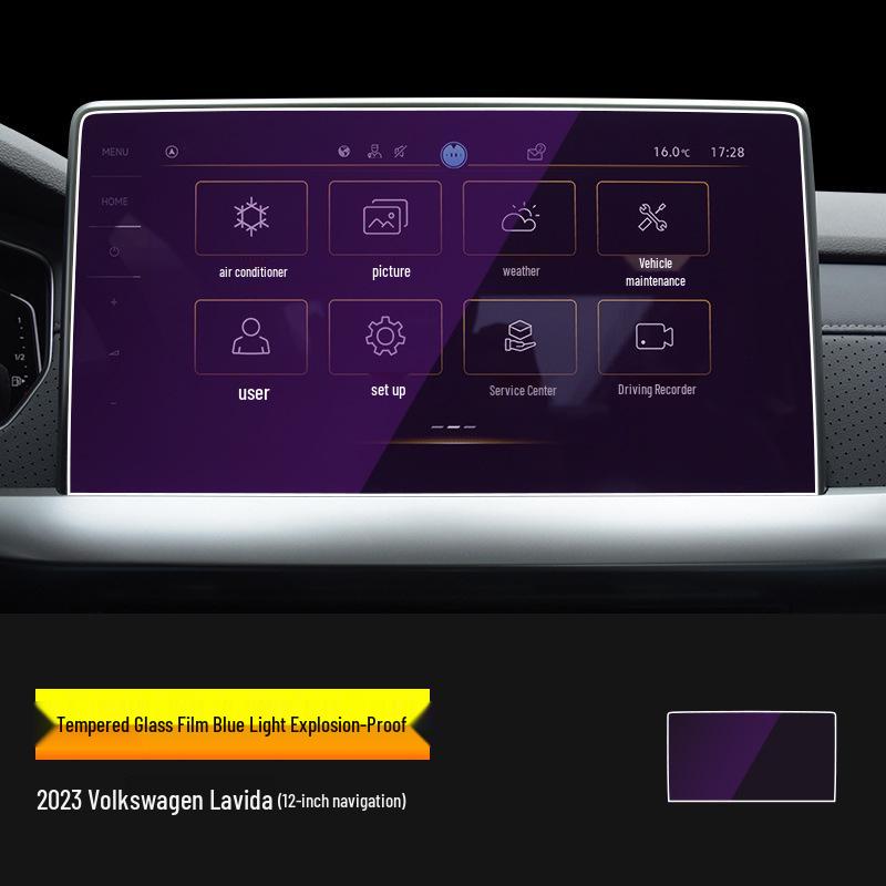Volkswagen Lavida PLUS Console & Dashboard Tempered Protection Film