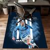 Haaland Design Area Rug Personalized Name- Non-Slip, Soft & Cozy Floor Mat for Living Room, Office - Indoor/Outdoor Carpet
