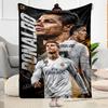 Ronaldo's Legacy Soccer Blanket Ultra-Soft Perfect for Picnics Sofa Livingroom Four Seasons Universal Stylish Decor