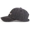 Unisex Shark Embroidery Wash Baseball Cap Spring and Autumn Outdoor Adjustable Sunscreen Hat