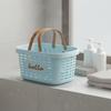Portable Shower Tote Easy to Clean Draining Bath Basket Plastic Shower Basket Multipurpose Household Storage for Students