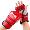 Dětské silné boxerské rukavice MMA rukavice s polovičními prsty na boxovací pytel kickbox Muay Thai lapy Profesionální boxerské tréninkové vybavení