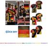 Retro Vintage Deutschland Germany Eagle T Shirt MMA Kick Boxing Muay Thai 3D Print National Flag Unisex Men Women Quick Dry Short Sleeve Streetwear