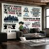 Hunter X Hunter Wall Tapestry Aesthetic Wall Hanging Printed Fabric Blanket Decorative Tapestries For Bedroom Living Room Home Decor