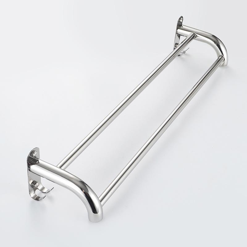 304 Stainless Steel Double Bar Bathroom Towel Rack
