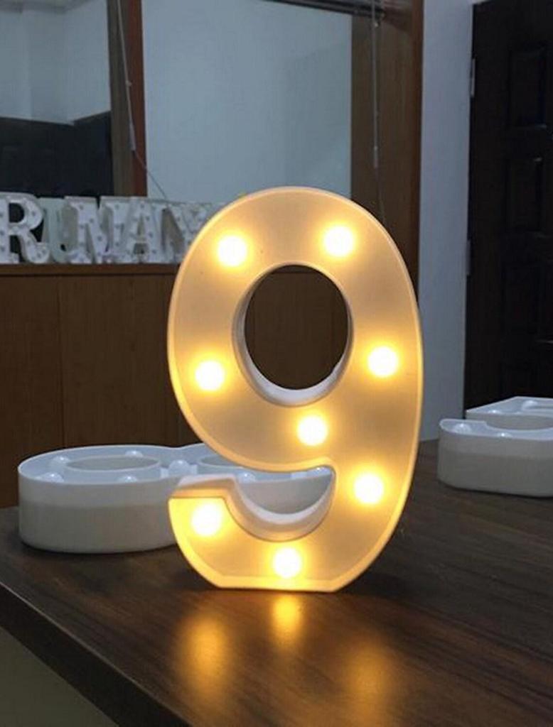 LED Letter and Number Lamp - Perfect for Christmas, Weddings, Proposals, Valentine's Day, and Other Celebrations.