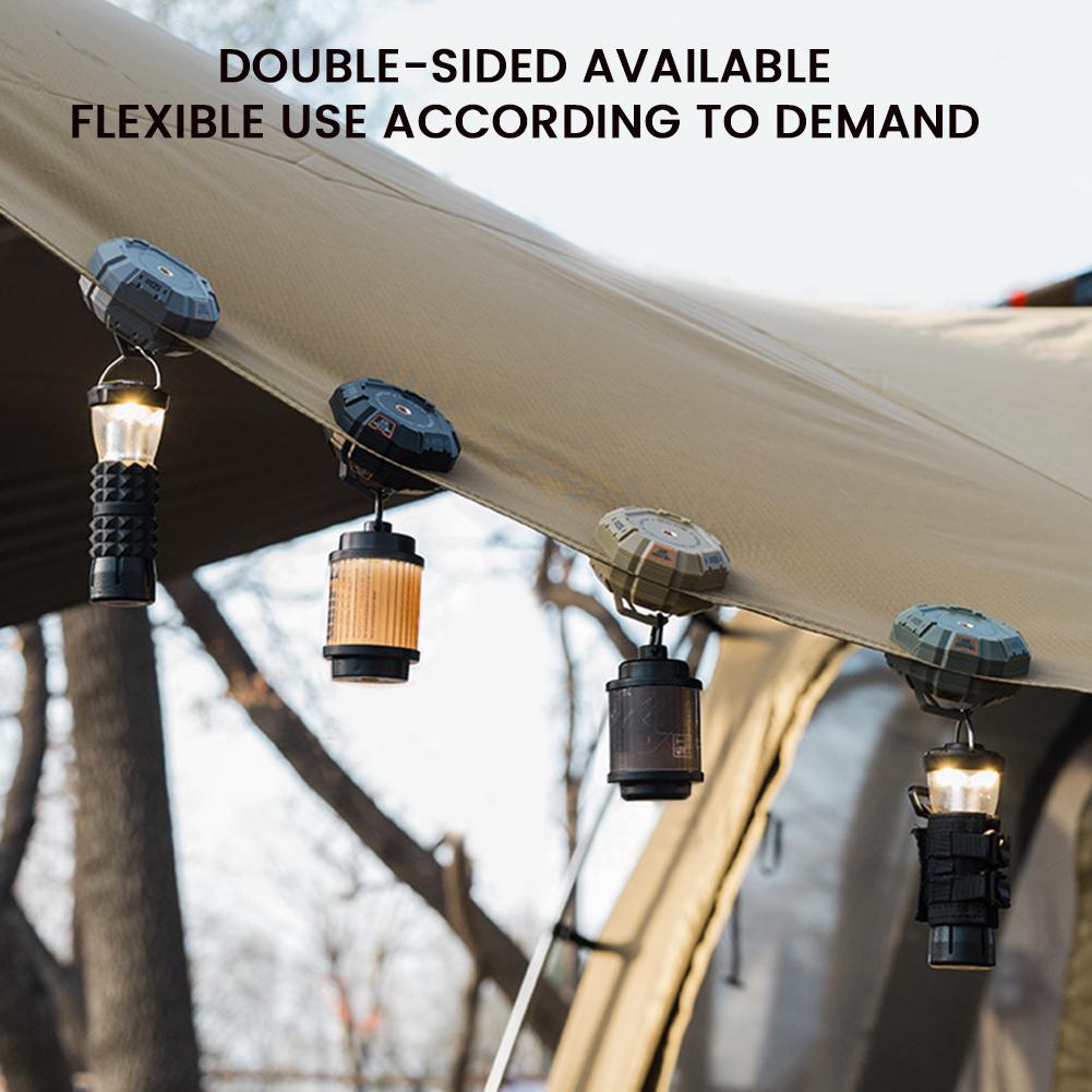 Strong Magnetic Suction Buckle Multi-functional Magnetic Suction Tent Outdoor Buckle Magnet Clip Hanger Buckle Camping Tool
