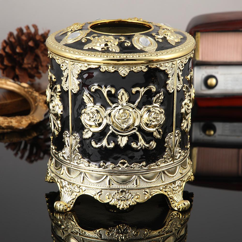 Exquisite Paper Holder Plastic Decoration Box Creative Desktop Storage Box  Desktop Organization