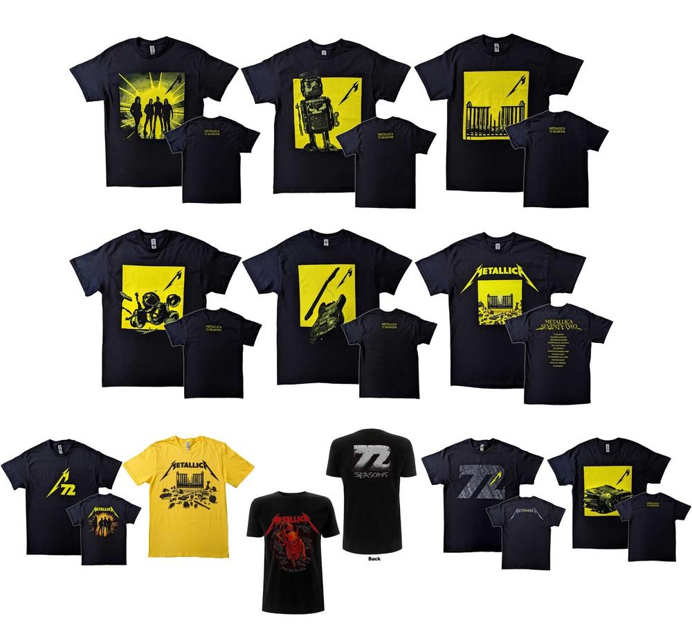 

Metallica T Shirt M72 Seasons Cover Album Band Logo New M