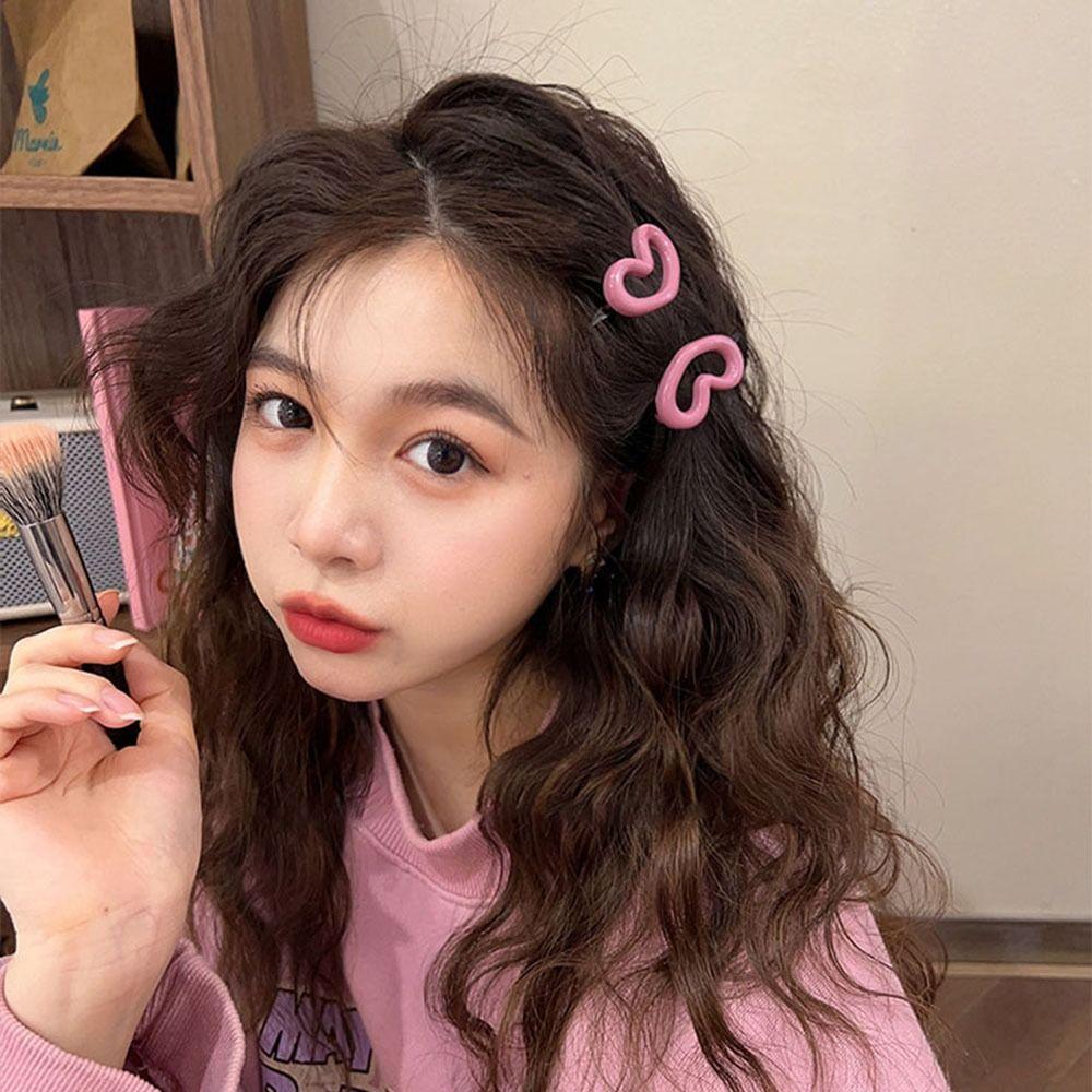 Headdress For Women Hair Accessories Love Heart Hair Clip Korean Style Hairpin Y2K Hair Barrettes