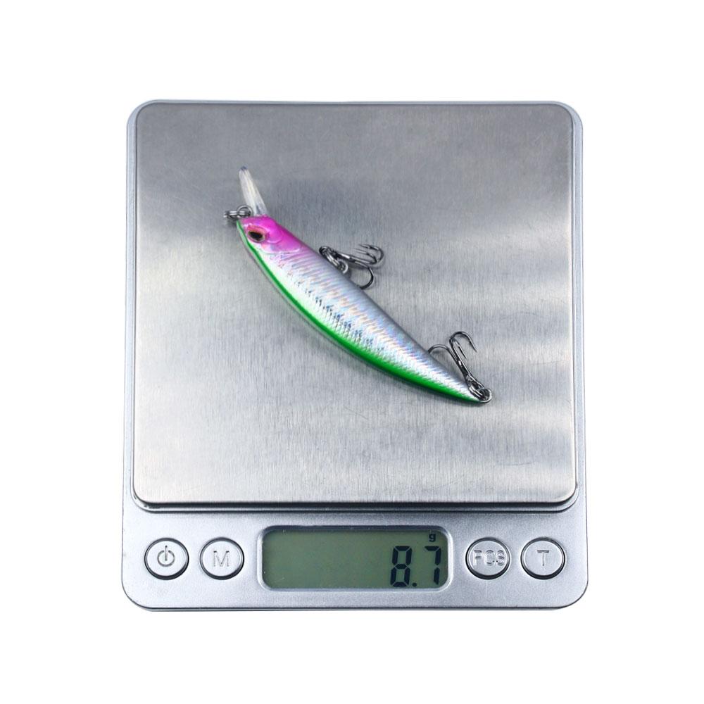 Neue 1PCS 8cm 9g Wobbler Angeln Locken Sinking Minnow Bass Trolling Künstliche Köder Hecht Karpfen Angeln lockt