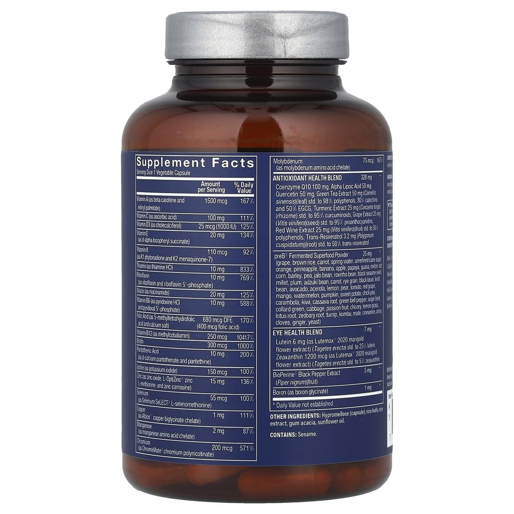 Vthrive Bioactive Men's One Daily Multi, 60 Veggie Capsules