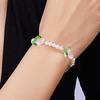Neues Mode Süßes Tulpenblumen Halskette Armband Set Für Frauen Elegante Perlen Schlüsselbein Kette Halskette Party Schmuck Geschenk