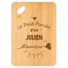 Planche À Découper - PLANETEE - Julien D'amour - Bambou 30x20x1 Cm - Trou 24 Mm - Plateau Apéro
