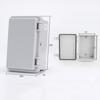 Outdoor Sealed Electrical Plastic Enclosure IP66 Waterproof with Hasp Power Junction Box Transparent Cover ABS Switch Power Case
