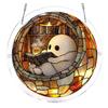 Halloween Acrylic Jigsaw Puzzle Suncatcher Stained Glass Style DIY Sun Catcher