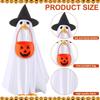 Porch Geese Halloween Outfit Ghost Lawn Geese Festival Ghost Clothes Lawn Statue Halloween Clothes For Courtyard Fall Season