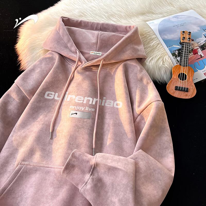 Guirenniao Men's Heavyweight Hooded Sweatshirt