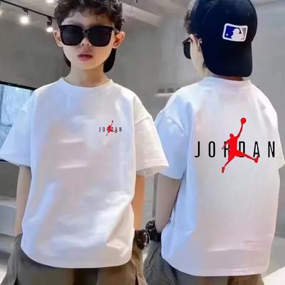 Summer Brand Pattern Print Breathable Cool Cotton Children Tshirt Short Sleeve Kid Boy Clothes Sport Casual Fashion Baby Tee Top